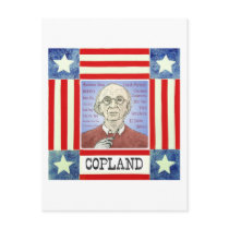 Aaron Copland postcard by paulhelm Aaron Copland postcard