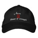 Aaron Name With Hebrew Meaning Black embroidered hats by Fashioncasbah Aaron Name With Hebrew Meaning Black embroidered hats