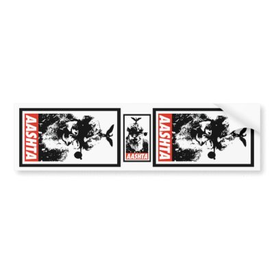 AASHTA Stickers Bumper Sticker by jimgskoop