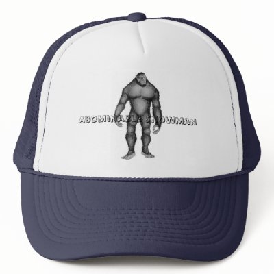 aazaxa111, Abominable Snowman Mesh Hat by cooldudeproducts