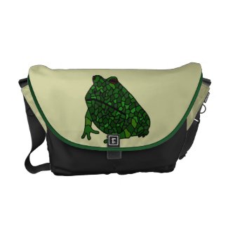 AB- Awesome Frog Art Messenger Bag
