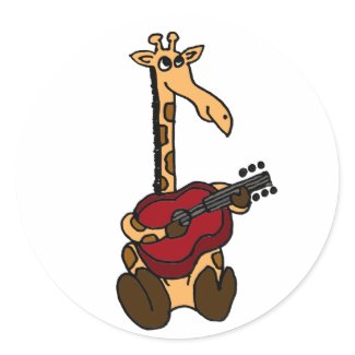 AB- Awesome Giraffe Playing Guitar
