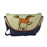 AB- Awesome Graceful Horse Messenger Bag