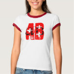 AB+ = blood type t-shirts
