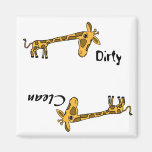 AB- Funny Giraffe Dishwasher Magnet