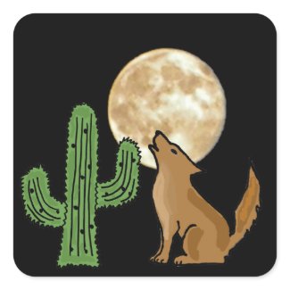AB- Howling Coyote Stickers