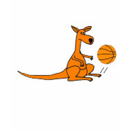 AB- Kangaroo Playing Basketball Shirt shirt
