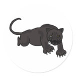 AB- Leaping Panther Stickers