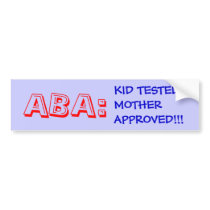 ABA BUMPER STICKER