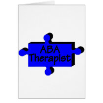 ABA Therapist (Blue P) Card
