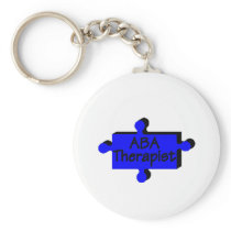 ABA Therapist (Blue P) Key Chains
