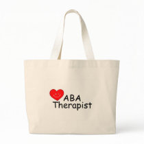 ABA Therapist (Heart) Tote Bags