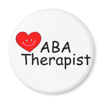 ABA Therapist (Heart) Fridge Magnet