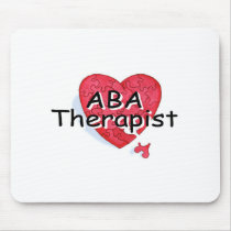 ABA Therapist (Hrt Puzzle) Mouse Mat