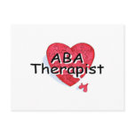 ABA Therapist (Hrt Puzzle) Postcard