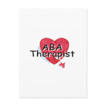 ABA Therapist (Hrt Puzzle) Post Card
