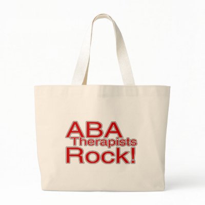 ABA Therapist Rock Canvas Bag by TeeZazzle