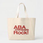 ABA Therapist Rock Canvas Bag