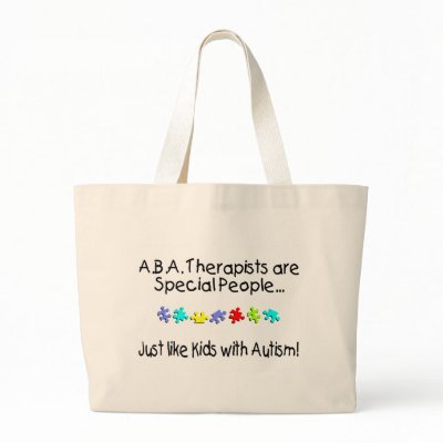 ABA Therapists Are Special People... Tote Bags by TeeZazzle
