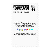 ABA Therapists Are Special People Just Like.... Postage Stamps