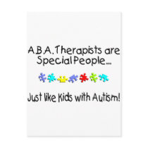 ABA Therapists Are Special People... postcards