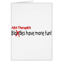 ABA Therapists Have More Fun Cards