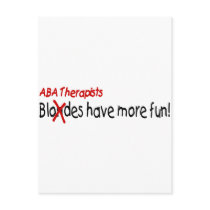 ABA Therapists Have More Fun Post Cards