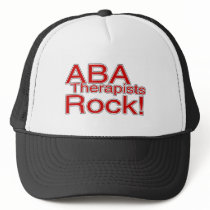 ABA Therapists Rock (Red) Mesh Hat