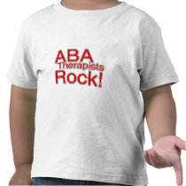 ABA Therapists Rock (Red) Shirts