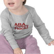 ABA Therapists Rock (Red) Shirts