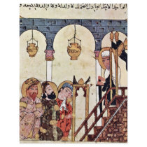 Aba 'Zayd Preaching In The Morschee Of Samarkand Full Color Flyer