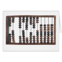 abacus greeting card