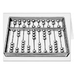 Abacus Greeting Card