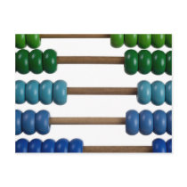 Abacus for kids post card