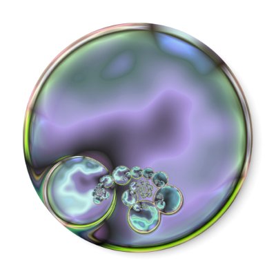 Abalone Look Abstract Magnet by Gingezel