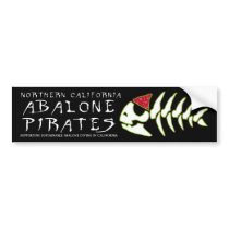 Abalone Pirates bumper stickers