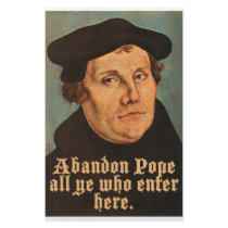 Abandon Pope All Ye Who Enter Here Customized Stationery