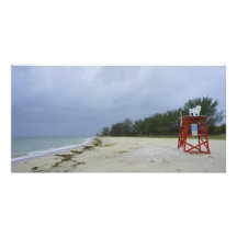 Abandoned Beach Photo Card