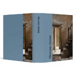 Abandoned blue Moving Home binders