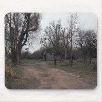 Abandoned Farmhouse Mousepad by SuperDeathGuy Abandoned Farmhouse Mousepad
