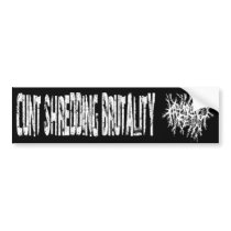 Abandoned Fetus Bumper Sticker bumper stickers