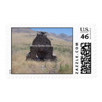 Abandoned Fireplace postage