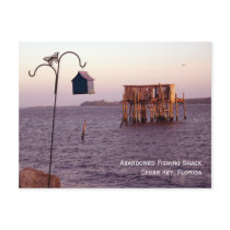 Abandoned Fishing Shack Postcard