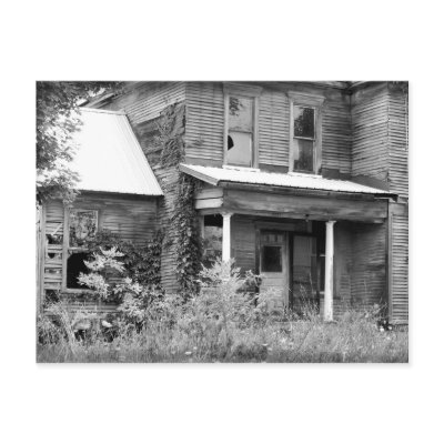 Abandoned Home Postcard by leannem