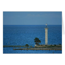 Abandoned Lighthouse Greeting Cards