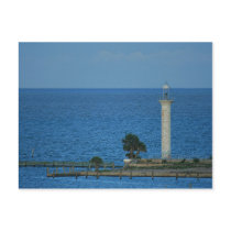 Abandoned Lighthouse Post Card