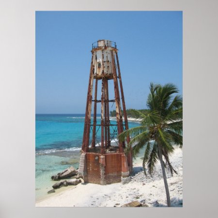 abandoned lighthouse print