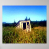Abandoned Outhouse Canvas Print