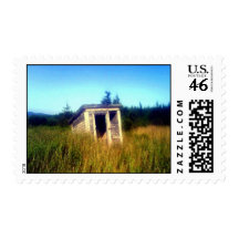 Abandoned Outhouse Stamp