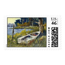 Abandoned Rowboat- stamps